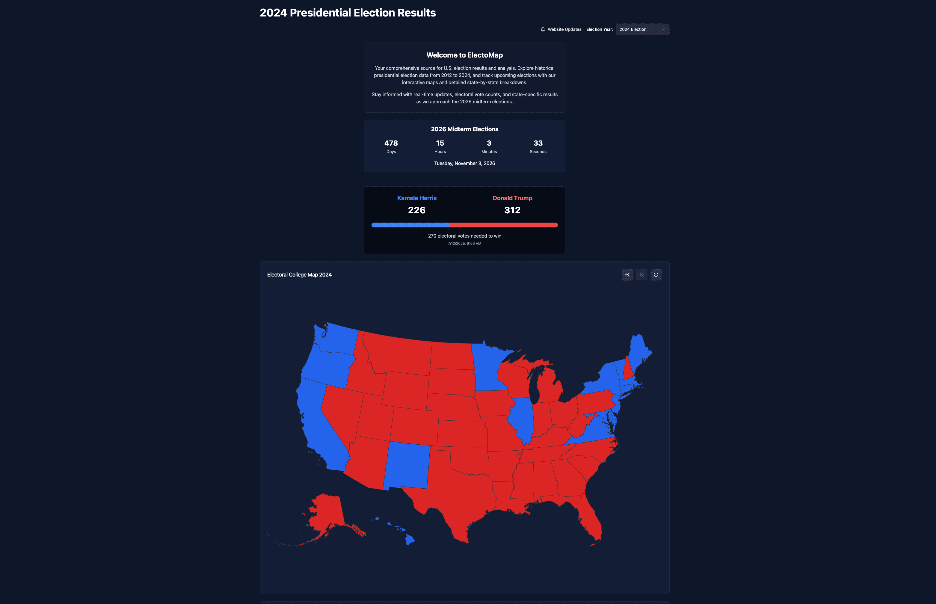 Electo Map screenshot